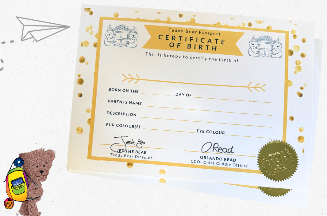 Teddy Bear Passports
